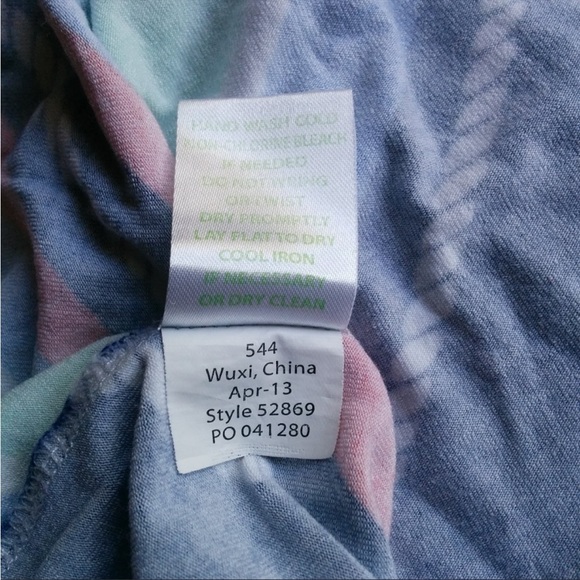 Lilly Pulitzer strapless diagonal stripe dress - Picture 9 of 9